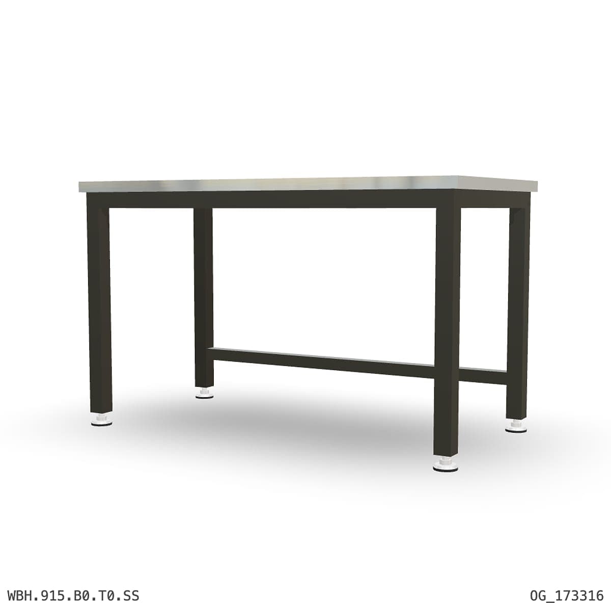 Heavy Duty Workbench 1500mm — Stainless Steel (1.2mm 304) by Boscotek