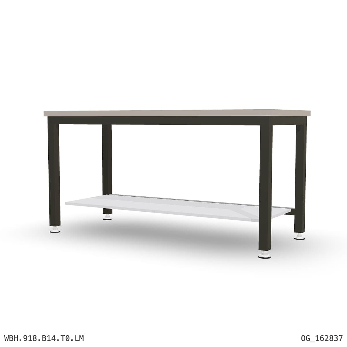 Heavy Duty Workbench 1800mm — Laminated Timber (42mm HDF), under-bench storage by Boscotek