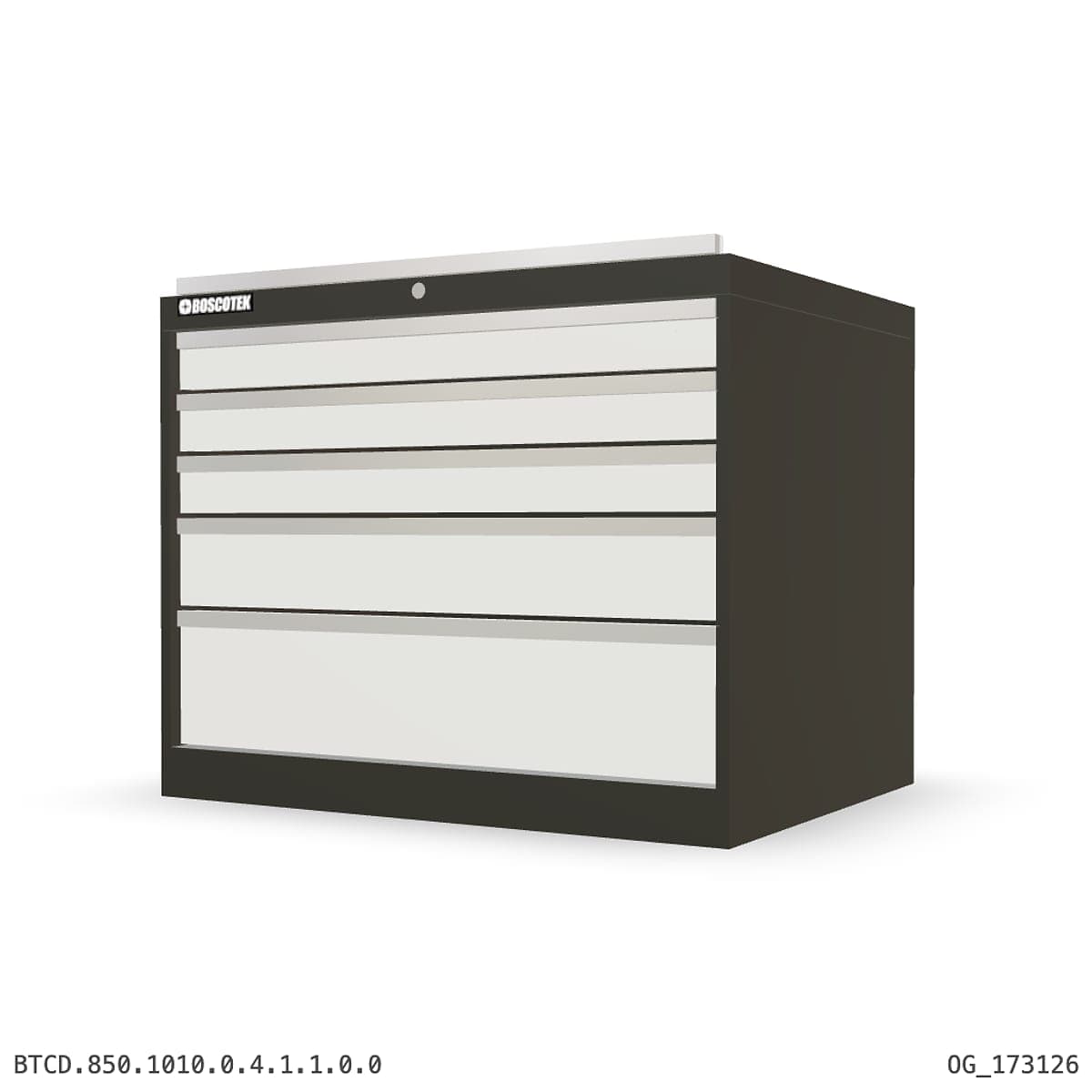 HD Cabinet 1010W × 850H — D Series, 6-Drawer by Boscotek