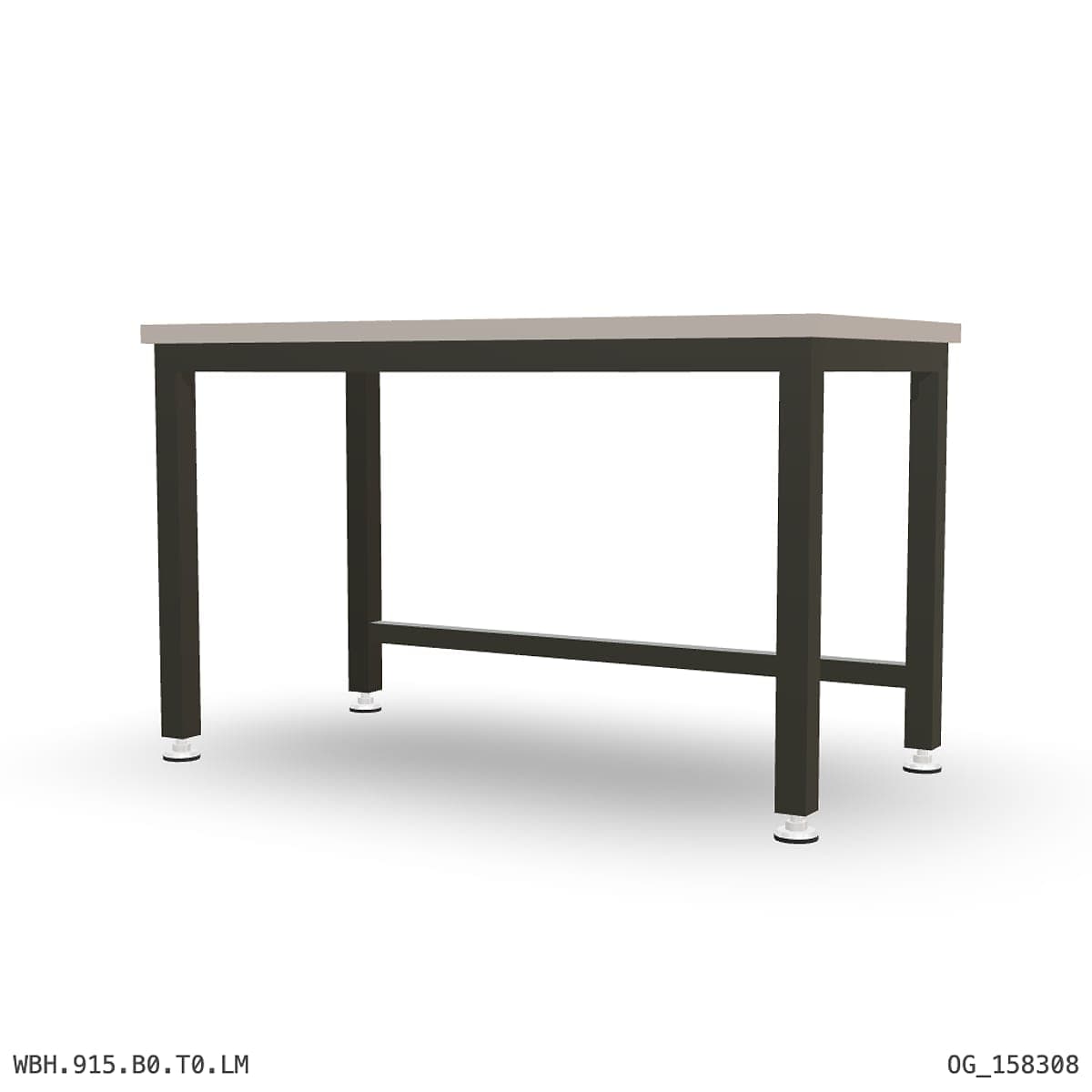 Heavy Duty Workbench 1500mm — Laminated Timber (42mm HDF) by Boscotek