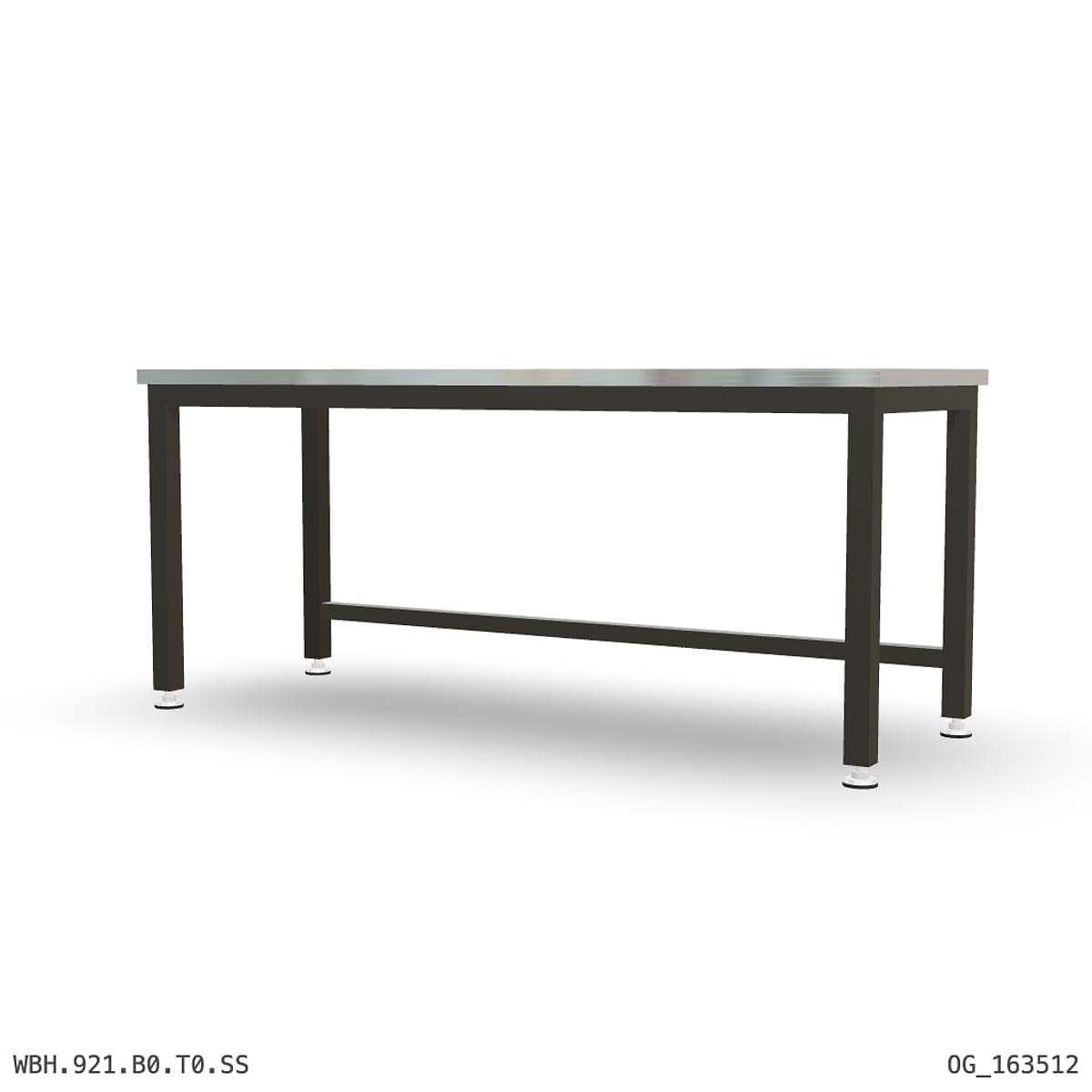 Heavy Duty Workbench 2100mm — Stainless Steel (1.2mm 304) by Boscotek