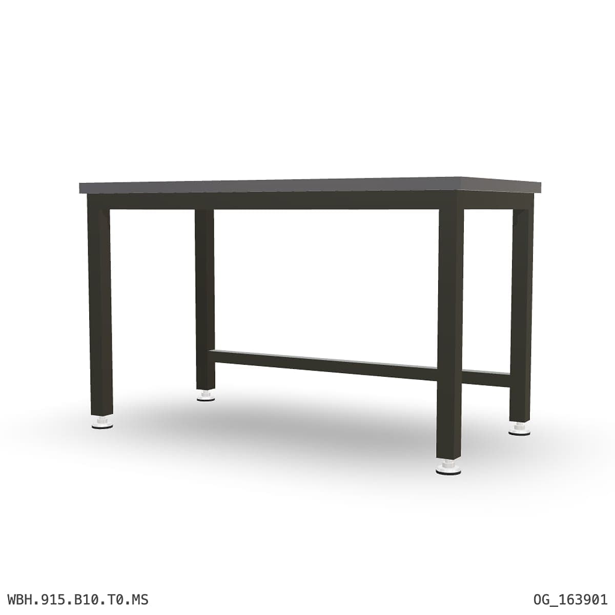 Heavy Duty Workbench 1500mm — 2mm Mild Steel, under-bench storage by Boscotek